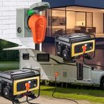 Ficstar 25FT 50 Amp Generator Cord and Inlet Box