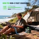330W Portable Solar Generator with Fast Charging