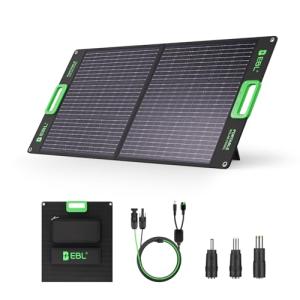 EBL 100W Foldable Solar Panel for Camping