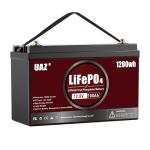 UAZ 12V 100Ah LiFePO4 Deep Cycle Marine Battery