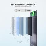 EBL 100W Foldable Solar Panel for Camping