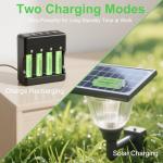 8 Pack Rechargeable AAA NiMH Batteries 300mAh