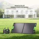 EBL 100W Foldable Solar Panel for Camping