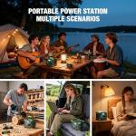 330W Portable Solar Generator with Fast Charging