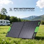 EBL 100W Foldable Solar Panel for Camping