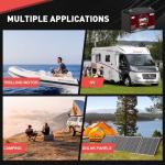 UAZ 12V 100Ah LiFePO4 Deep Cycle Marine Battery