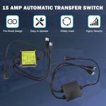 15 Amp ATS Automatic Generator Transfer Switch