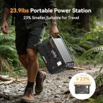 PECRON F1000LFP Portable Solar Power Generator