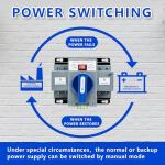 110V Dual Power Automatic Transfer Switch 63A