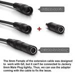 iGreely 8mm Y Splitter Adapter for Solar Power