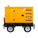 Towable Heavy Duty Portable Generator for Events