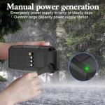 Kigoker 66800mAh Solar Power Bank with Crank