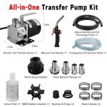 110V Electric Oil Transfer Pump Kit, 8 GPM
