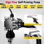 110V Electric Oil Transfer Pump Kit, 8 GPM