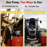 110V Electric Oil Transfer Pump Kit, 8 GPM