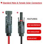 Magiktech 50FT Solar XT60 Charge Cable 12AWG
