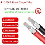 Magiktech 50FT Solar XT60 Charge Cable 12AWG