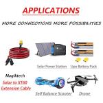 Magiktech 50FT Solar XT60 Charge Cable 12AWG