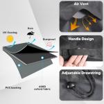 Durable Waterproof Generator Cover with Air Vent