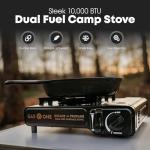 GasOne 10,000 BTU Dual Fuel Camping Stove