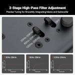 Fosi Audio ZP3 Balanced Preamp for Home Audio, 2 RCA and 1 XLR Inputs, RCA/XLR Outputs and Sub-Out, Pre Amp for 2 Channel Stereo and 2.1 Setup, Pre Amplifier with HPF High Pass Filter and Tone Control