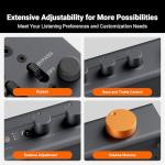 Fosi Audio ZP3 Balanced Preamp for Home Audio, 2 RCA and 1 XLR Inputs, RCA/XLR Outputs and Sub-Out, Pre Amp for 2 Channel Stereo and 2.1 Setup, Pre Amplifier with HPF High Pass Filter and Tone Control