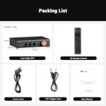 Fosi Audio ZP3 Balanced Preamp for Home Audio, 2 RCA and 1 XLR Inputs, RCA/XLR Outputs and Sub-Out, Pre Amp for 2 Channel Stereo and 2.1 Setup, Pre Amplifier with HPF High Pass Filter and Tone Control