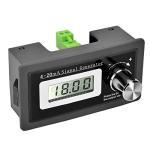4-20mA Signal Generator, High Precision Current Loop Calibrator 3-21mA Adjustable DC Analog Simulator for Two-Wire Transducer Test, Industrial PLC & Sensor Debugging