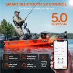 Litime 4 Pack 12V 165Ah Bluetooth Lithium Battery for RV and Marine, Group 31 Size with 1.65X Energy LiFePO4 Battery Higher Energy Density, Perfect for Trolling Motors, Boat, Solar etc.