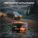 Litime 4 Pack 12V 165Ah Bluetooth Lithium Battery for RV and Marine, Group 31 Size with 1.65X Energy LiFePO4 Battery Higher Energy Density, Perfect for Trolling Motors, Boat, Solar etc.