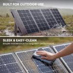 200W Portable Solar Panel 12V, 10.4 lbs Lightweight Foldable Panel with Better Low-Light Performance, MC4, USB-C and USB-A, IP65 for Power Stations, RV, Camping and Backup Power