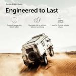 Victron Energy Lynx Power in Battery Connector - Modular M8 DC Bus Bar with 4 Connections for Batteries, Loads, or Chargers - Supports Cables up to 22mm - Part of Lynx Distribution System