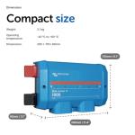 Victron Energy Lynx Power in Battery Connector - Modular M8 DC Bus Bar with 4 Connections for Batteries, Loads, or Chargers - Supports Cables up to 22mm - Part of Lynx Distribution System