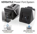 Nyko Charge Block Duo - 2 Port Controller Charging Station with Patented Charging Dongles and Micro-USB/AC Power Cord for PlayStation 4