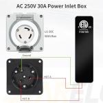 STARELO 30 Amp Locking Twist Lock Adapter