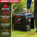 A-iPower 4600W Quiet Portable Inverter Generator