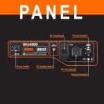 Genkins 4500 Watt Gas Portable Generator 233cc