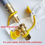 GRILLJOB 15FT 3/4" Natural Gas Hose w/ Quick Connect