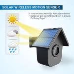 HTZSAFE Solar Wireless Driveway Alarm System