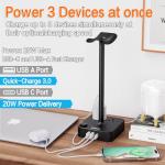 COZOO Headphone Stand with USB Charger and Outlets