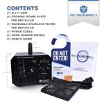 Enerzen Industrial Ozone Generator 60,000mg Air Purifier