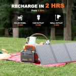 MARBERO 296Wh Solar Generator with Portable Panel