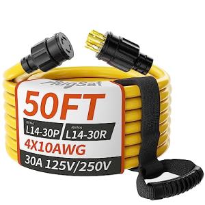 50FT 30 Amp Heavy Duty Generator Extension Cord