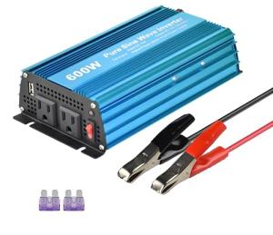600W Pure Sine Wave Inverter with Dual USB Output