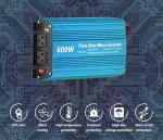 600W Pure Sine Wave Inverter with Dual USB Output