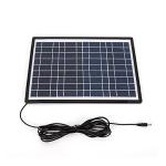 Portable Solar Generator Kit with LED Bulbs