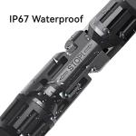 Solar Panel Connector to DC Adapter Cable 4.59ft