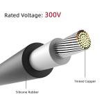 Solar Panel Connector to DC Adapter Cable 4.59ft