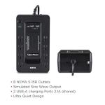 CyberPower ST625U Compact UPS with 8 Outlets