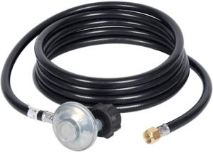 GasSaf 12 FT Low Pressure Propane Regulator Hose